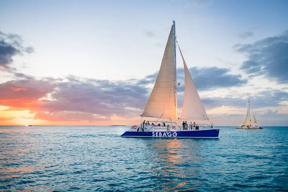 Sailing on Sebago